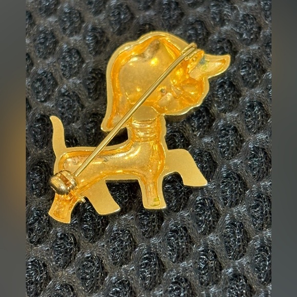 Vintage Damascene Foo Dog Small Unisex Brooch Pin - Picture 9 of 9